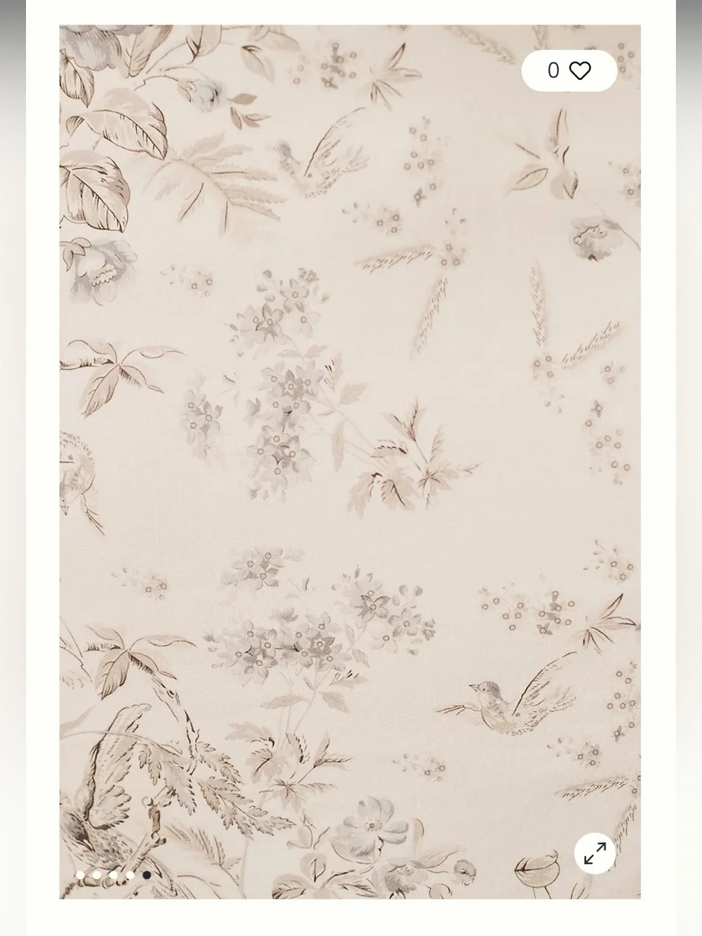 V. Chapman Ivory Floral Ruffle Midi Dress - Picture 5 of 7